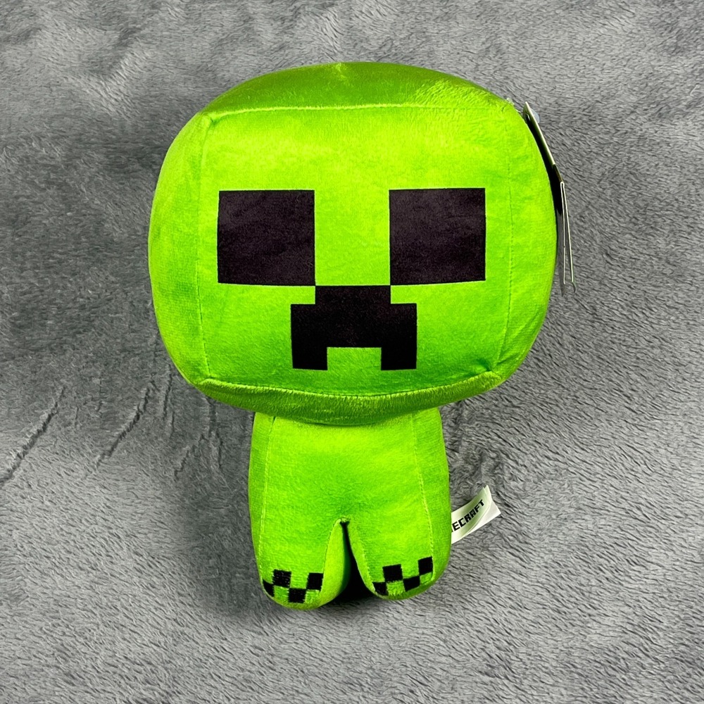 Minecraft Cuutopia Creeper Green Black Stuffed Plush Figures Soft Toy For Kids